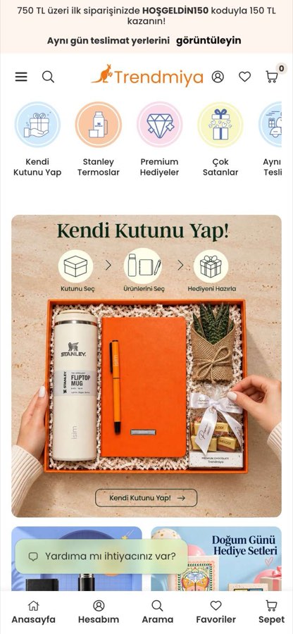 TRENDMİYA İNTERNET HİZ.TİC.LTD.ŞTİ. telefon görünümü