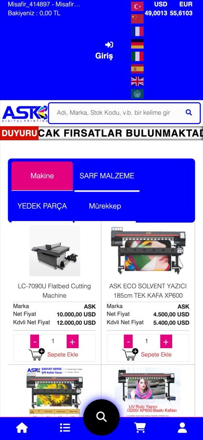 ASK TEKNİK İNOVASYON BASKI SİSTEMLERİ LTD.ŞTİ. telefon görünümü