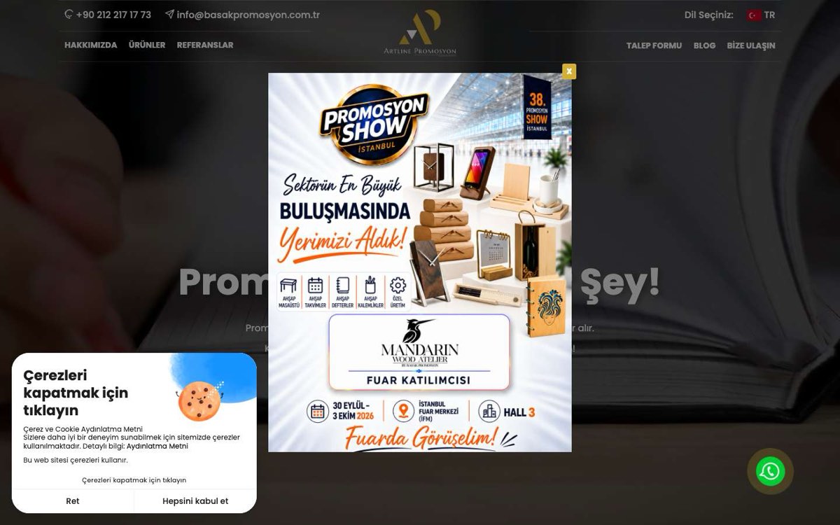 BAŞAK PROMOSYON HİZ.VE REK.AJANSI SAN.TİC.LTD.ŞTİ. masaüstü görünümü