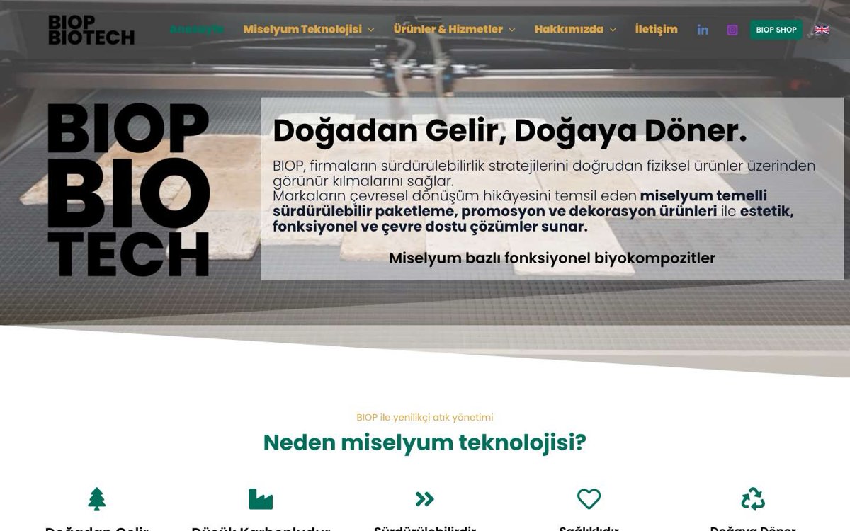 BİOP BİO TEKNOLOJİ ÜRÜN.SAN.VE TİC.A.Ş. masaüstü görünümü