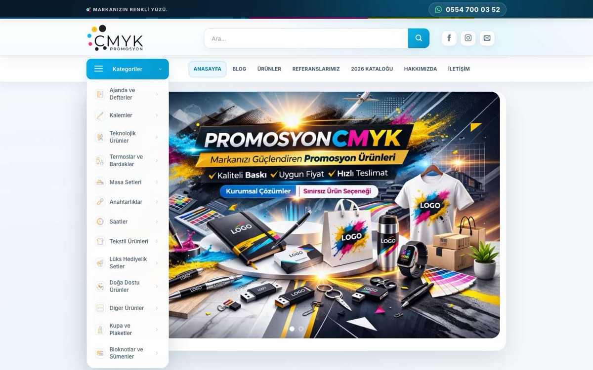 CMYK PROMOSYON REKLAM VE TANITIM MALZ. SAN. TİC. LTD.ŞTİ. masaüstü görünümü