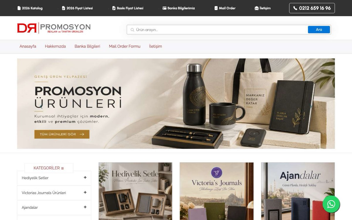 DR PROMOSYON VE MATBAA SAN.DIŞ.TİC.LTD.ŞTİ. masaüstü görünümü