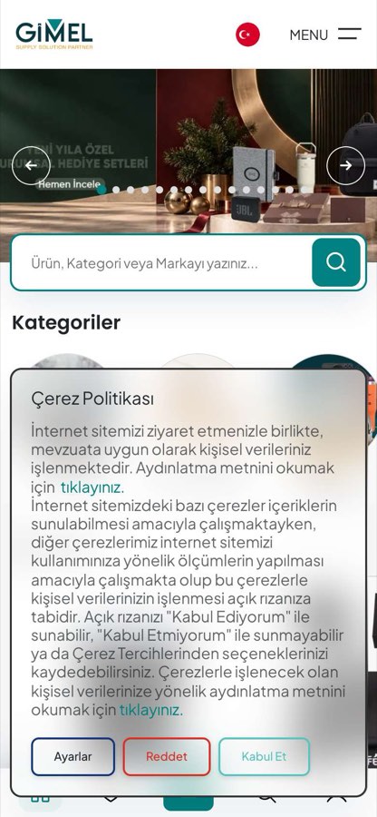 GİMEL HED.EŞYA VE BÜRO GEREÇ.PAZ.VE TİC.LTD.ŞTİ. telefon görünümü
