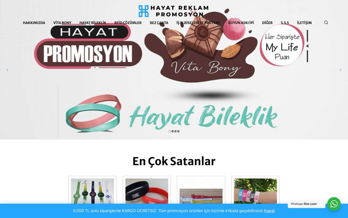 HAYAT REKLAM PROMOSYON HİZ.BARBAROS YASİN ÇETİNKAYA masaüstü görünümü