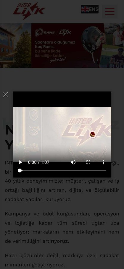 İNTERLİNK İTH.İHR.VE PAZ.A.Ş. telefon görünümü