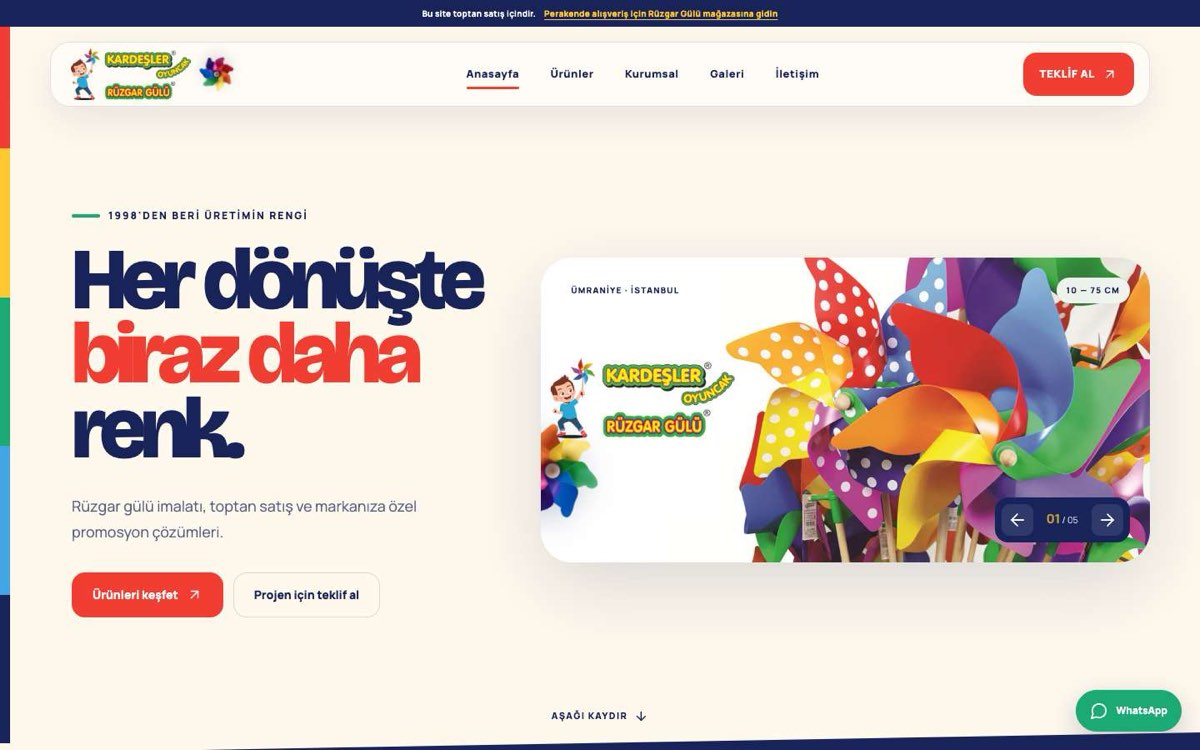 KARDEŞLER OYUNCAK HEDİYELİK EŞYA REKLAM VE ORG. SAN. TİC. LTD. ŞTİ. masaüstü görünümü