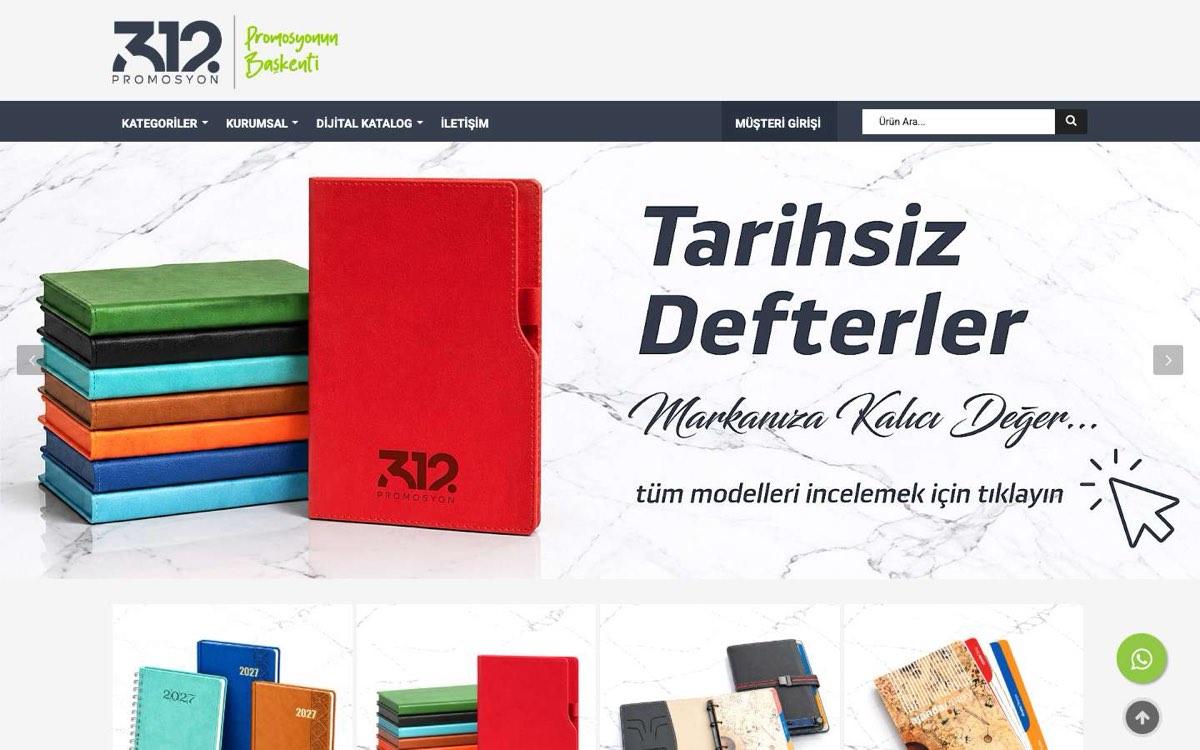 312 PROMOSYON REK.MATB.KIRT.SAN.VE TİC.LTD.ŞTİ. masaüstü görünümü