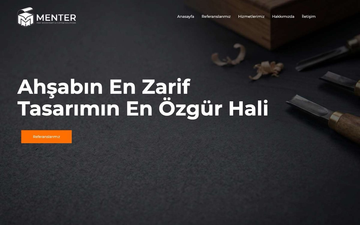 MELİH ÇİMEN-MENTER AHŞAP İŞLER ATÖLYESİ masaüstü görünümü