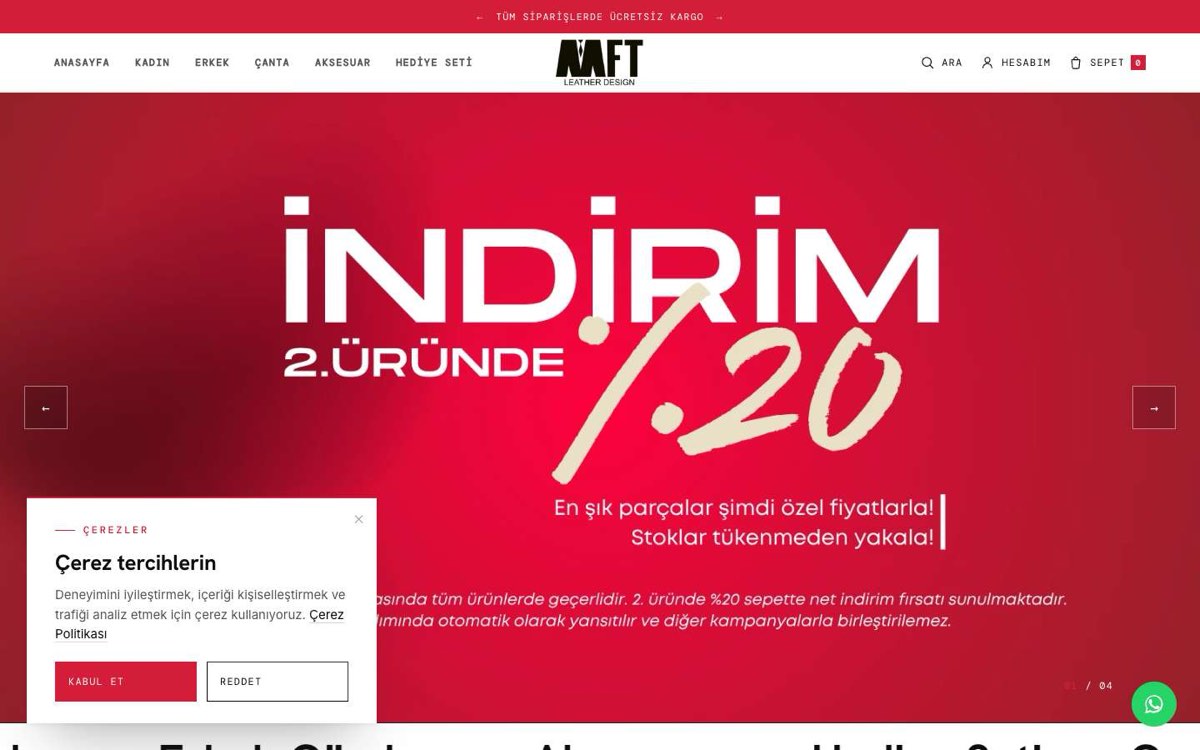 MFT DERİ DİZAYN SAN.VE DIŞ TİC.LTD.ŞTİ. masaüstü görünümü