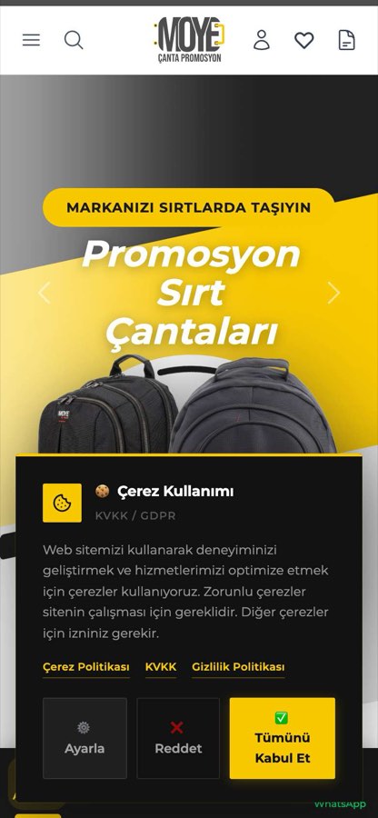 MOYE ÇANTA TEKS.REK.KIRT.SAN.TİC.LTD.ŞTİ. telefon görünümü