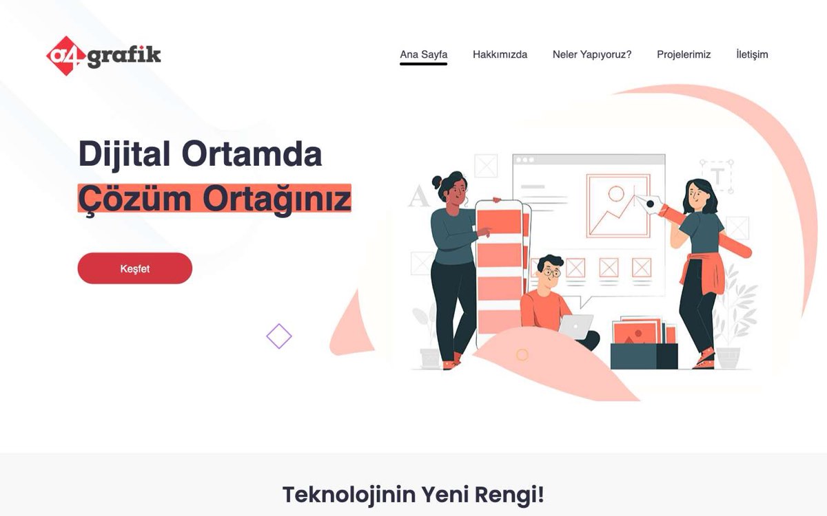 A4 GRAFİK MAT. YAY. REK. VE BİLGİSAYAR HİZM. LTD.ŞTİ. masaüstü görünümü