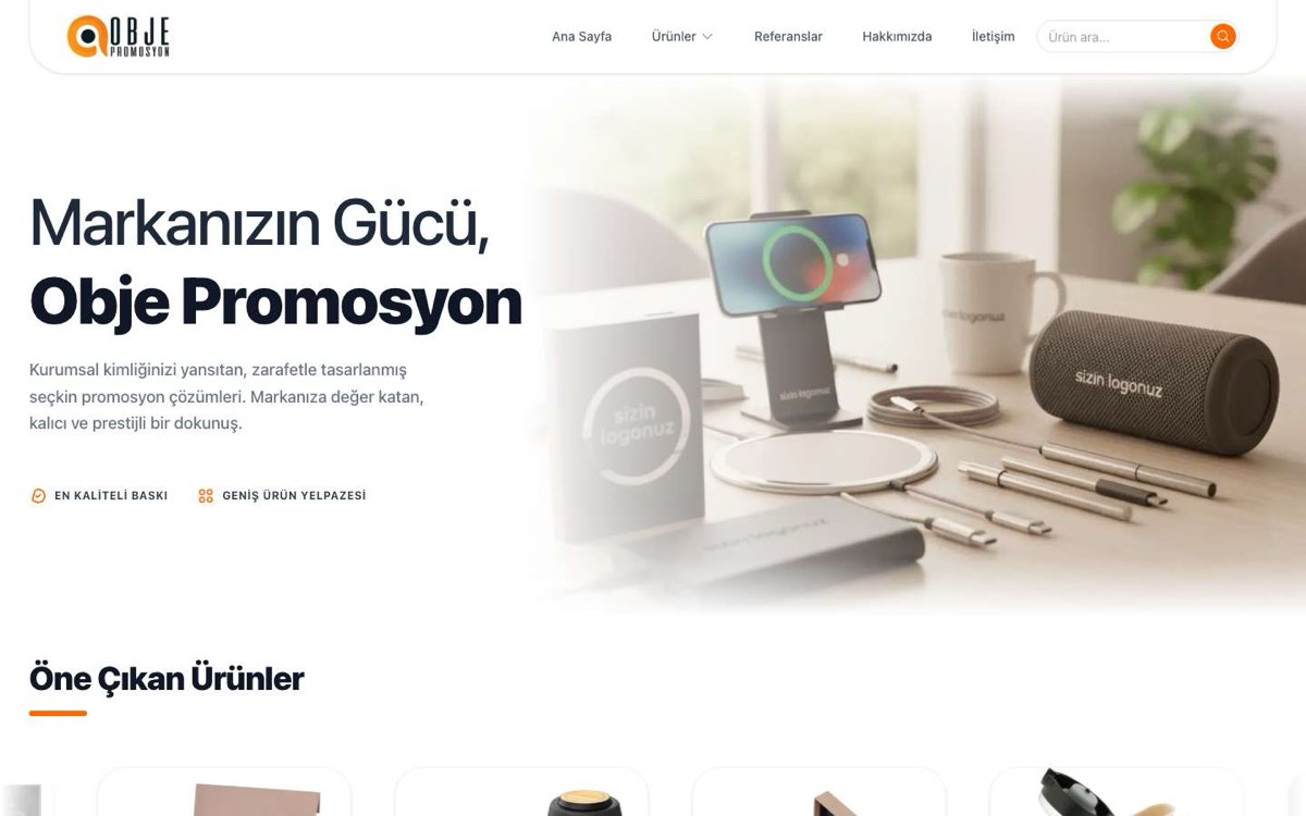 OBJE PROMOSYON AHMET ÖKSÜZ masaüstü görünümü