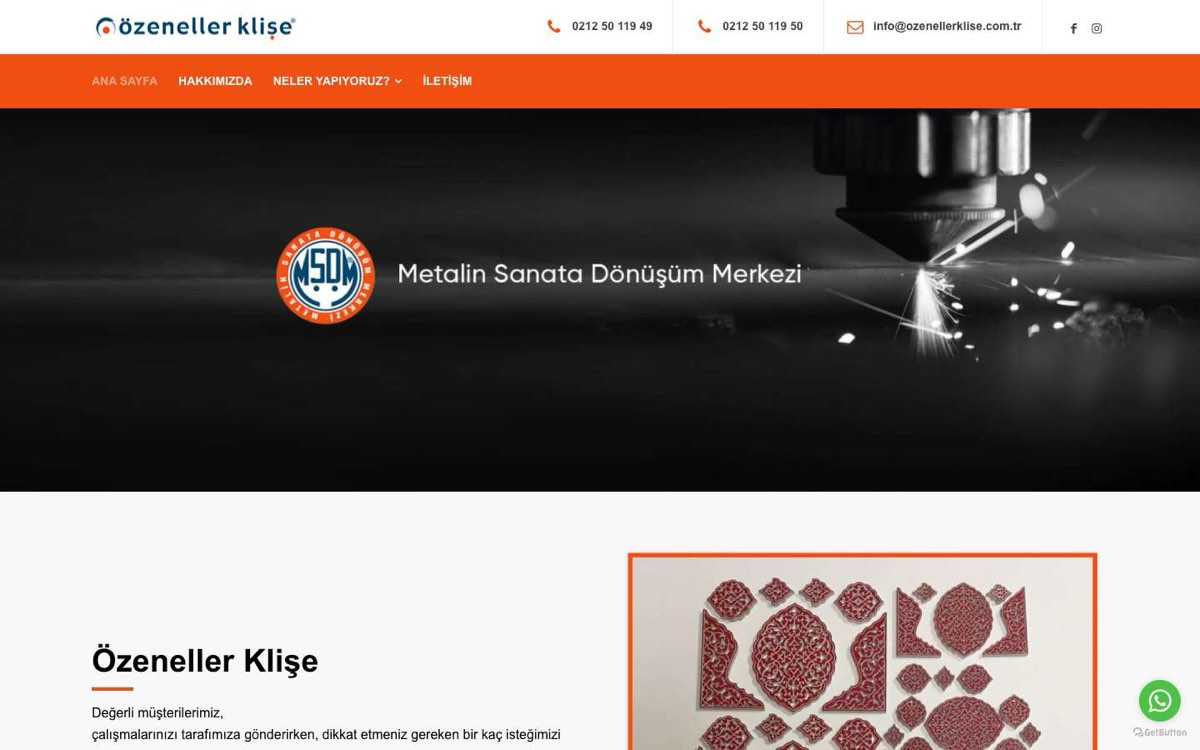 ÖZENELLER KLİŞE GRAFİK TASARIM REKLAM VE MADENİ ETİKET İSA ÖZEN masaüstü görünümü