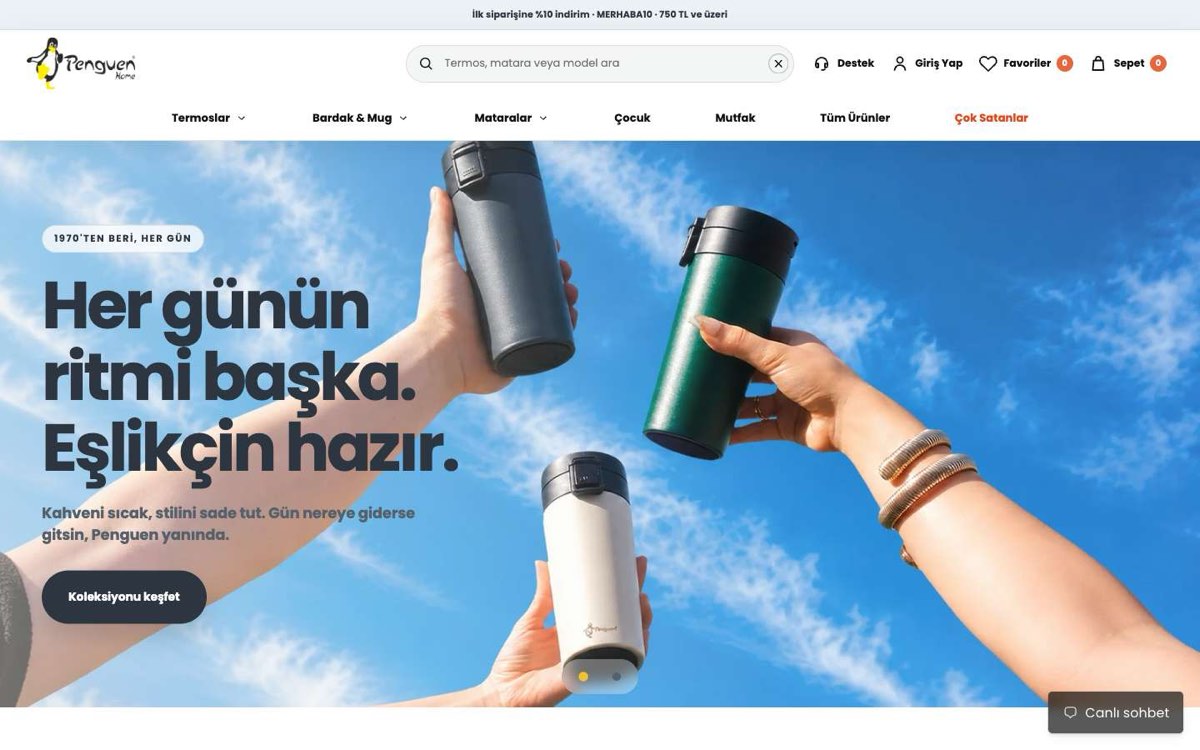 PENGUEN MUTFAK MALZ.SAN.VE TİC.LTD.ŞTİ.(STEEL TERMOS SAN.TİC.LTD.ŞTİ.) masaüstü görünümü