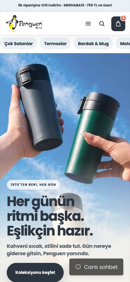 PENGUEN MUTFAK MALZ.SAN.VE TİC.LTD.ŞTİ.(STEEL TERMOS SAN.TİC.LTD.ŞTİ.) telefon görünümü