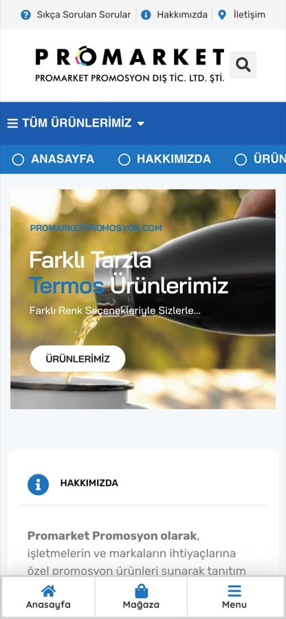 PROMARKET PROMOSYON DIŞ.TİC.LTD.ŞTİ telefon görünümü