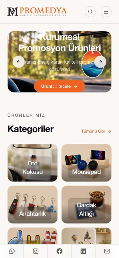 PROMEDYA TANIT .PROM. MAT.MON.SAN. VE TİC.İTH.İHR.LTD.ŞTİ. telefon görünümü